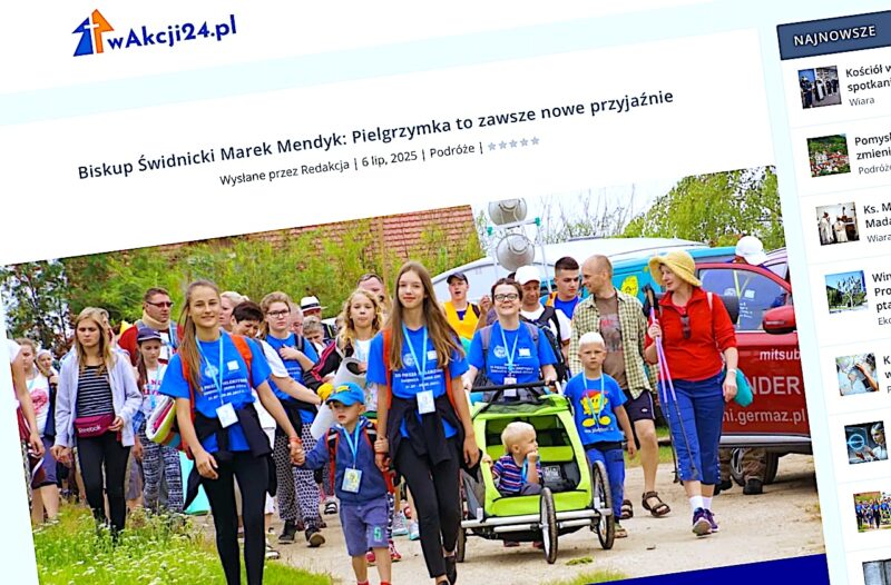 Pielgrzymowanie jest drogą