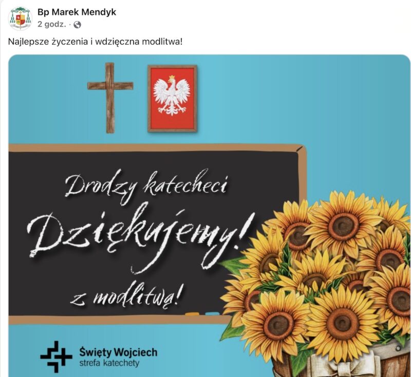 Najlepsze życzenia i wdzięczna