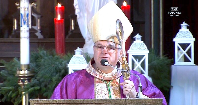 Biskup Marek Mendyk z przesłaniem