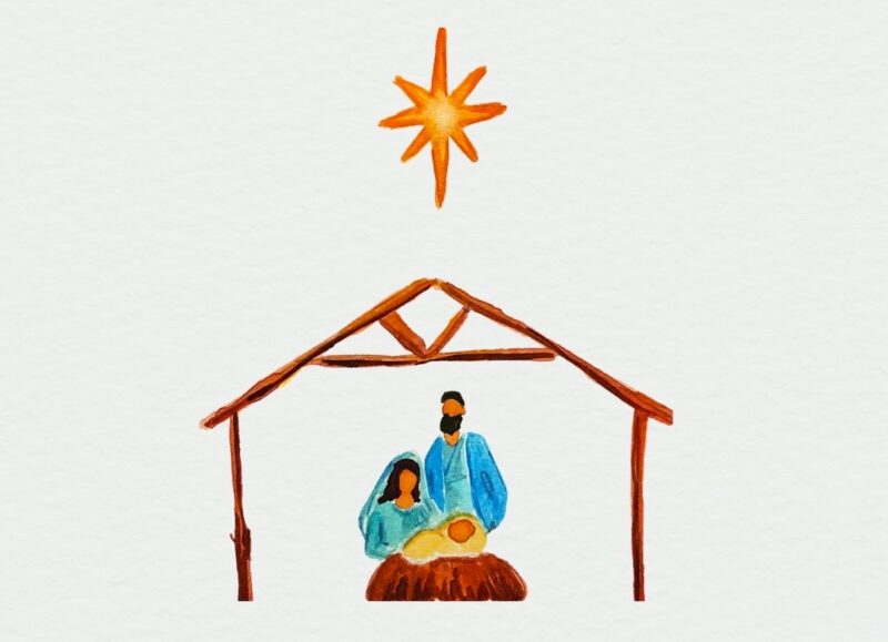 Szopka Bożonarodzeniowa na rynku