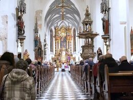 Msza święta w centrum