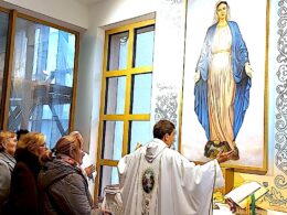 Pierwsza Msza święta w Kaplicy