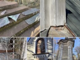 Sprawca zniszczeń na terenie sanktuarium