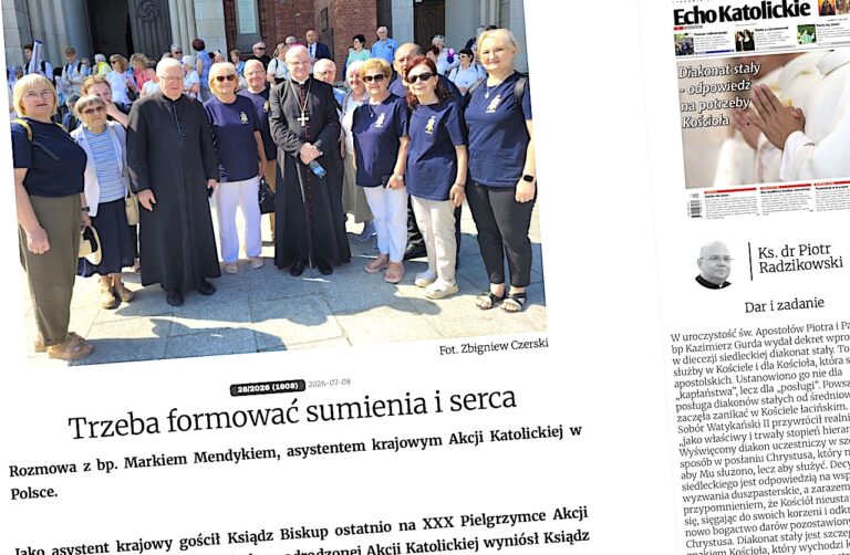Biskup Marek Mendyk o Akcji Katolickiej
