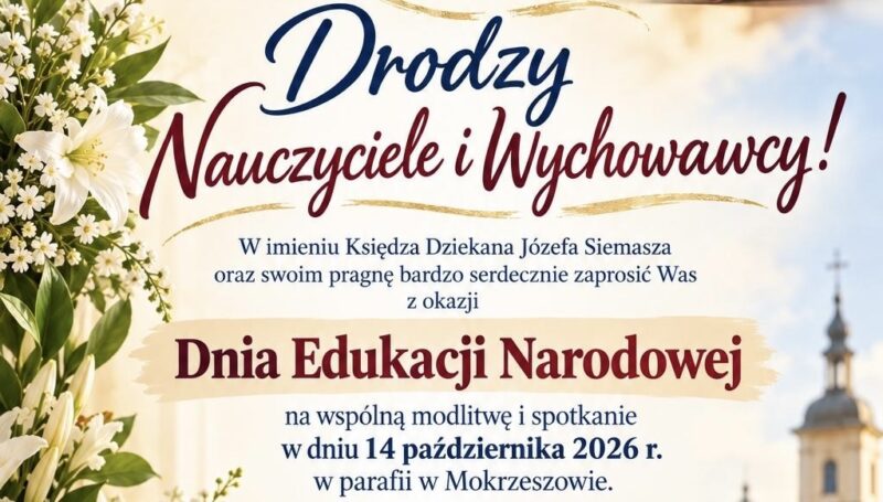 Drodzy Nauczyciele i Wychowawcy